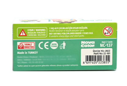 Nova Color Finger Paints 25Ml, 3 Colors (Blue,Red,Yellow) -KRPBNC-137