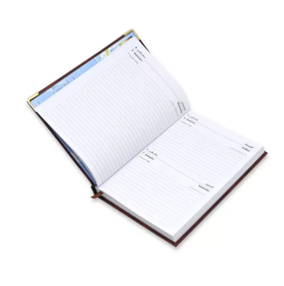FIS A5 Diary 2023 (Arabic/English) Friday & Saturday Combined, Chocolate - FSDI93AE23CH