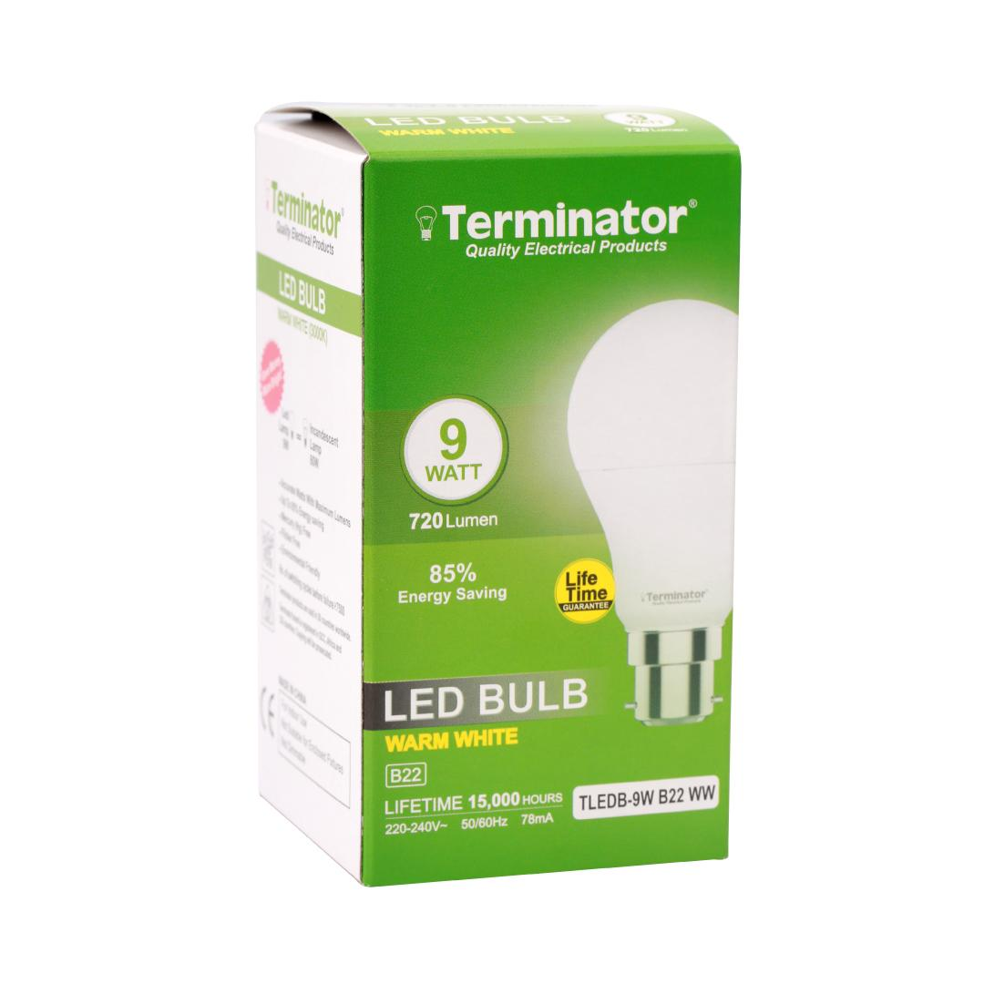 LED Bulb 9W Warm White B22