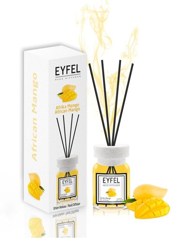 [{"value":"Eyfel Reed Diffuser 120ml - Africa Mango"},{"value":"eyfel"},{"value":"reed diffuser"},{"value":"african mango reed diffuser"},{"value":"diffuser"}]