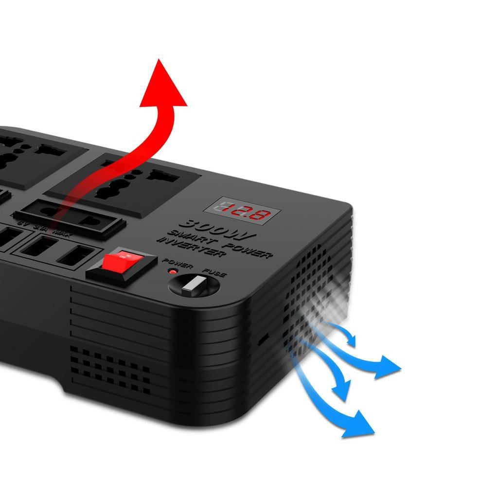 Green Spark 3 Power Inverter 300W - Black