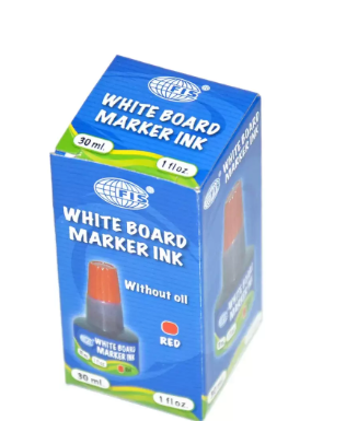 12-Piece FIS White Board Marker Inks 30 ml, Red Color - FSIKWB01RE