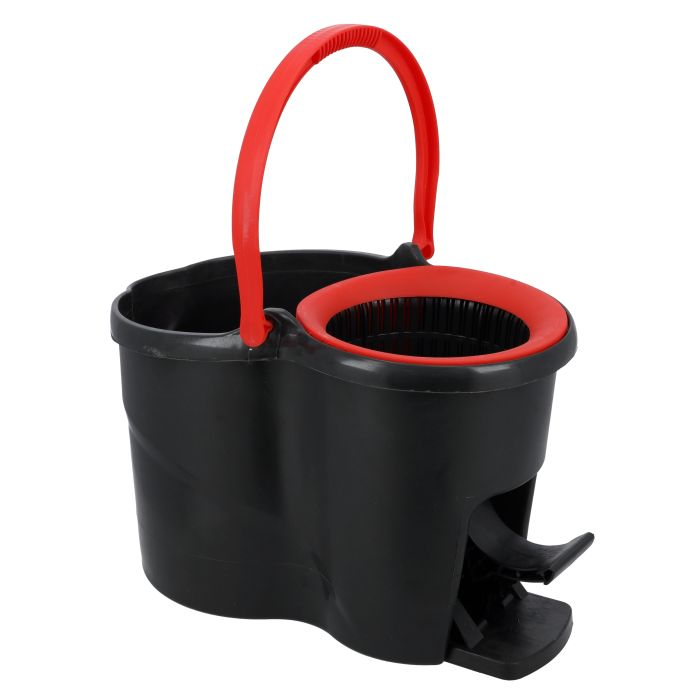 Turbo Spin Easy Mop, 100% Microfiber Mop Head, RF10105 - 360 Degree Rotation, Easy Cleaning, Durable Design, Adjustable Height, Faster Dehydration