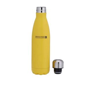Royalford Vacuum Bottle - Stainless Steel - Black - 1000 ML