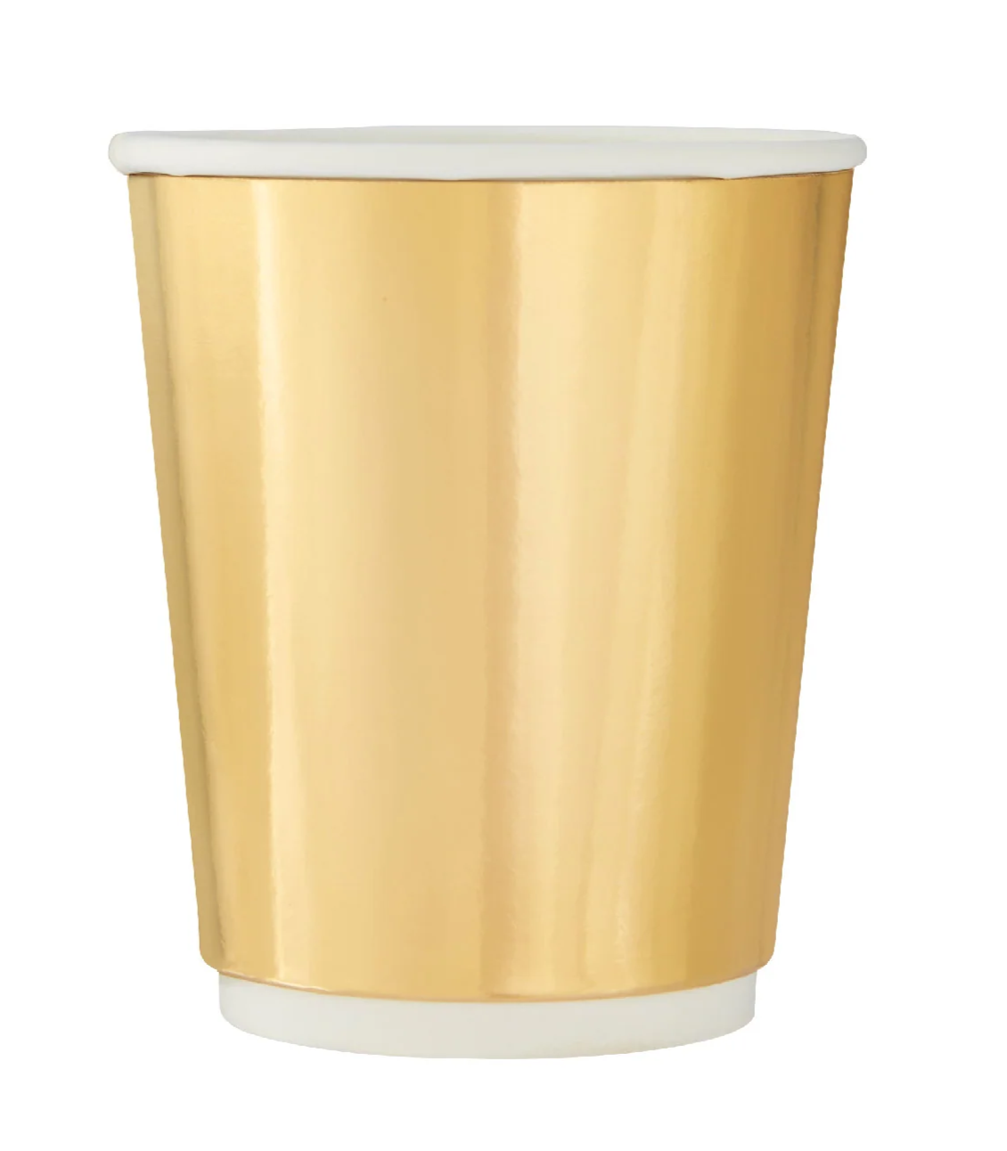 Gold Paper Cups Double Wall 8 Oz