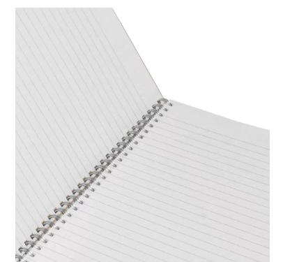 LIGHT Pack of 5 Spiral Hard Cover Note Book 100 Sheets. Size 10X8 Inches (25.4 X 20.32 cm) - LINBS1081001308
