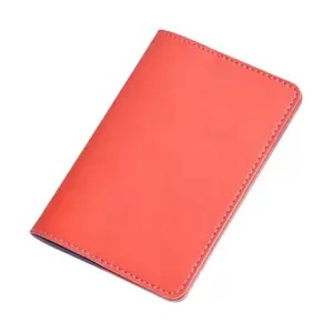 FIS Italian PU Passport Cover With Gift Box, Maroon Color, 10 x 13.5 cm Size - FSGN1605