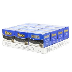 Brons Pack Of 12 Fountain Pen Ink 35 Ml, Royal Blue -KRIKBR-312BL