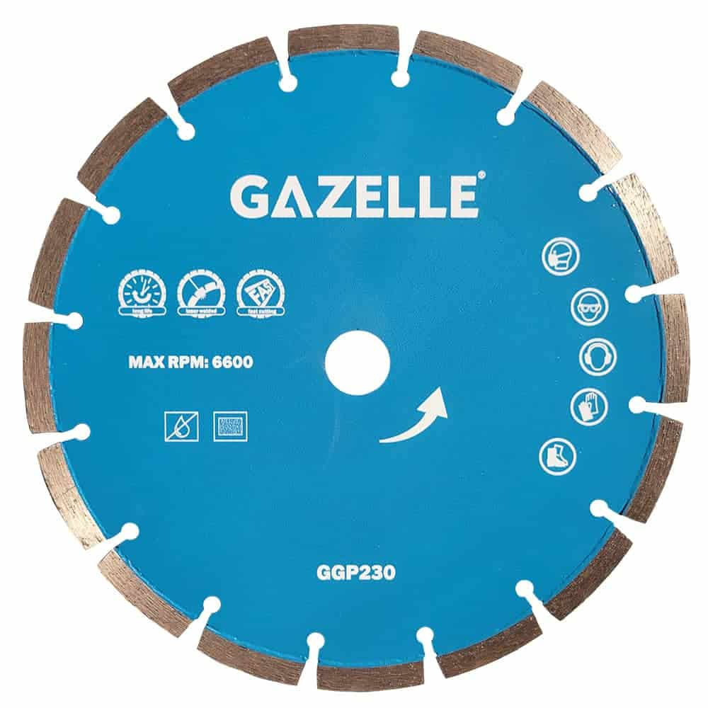 GAZELLE GGP230 9 IN. DIAMOND SAW BLADE (230MM)