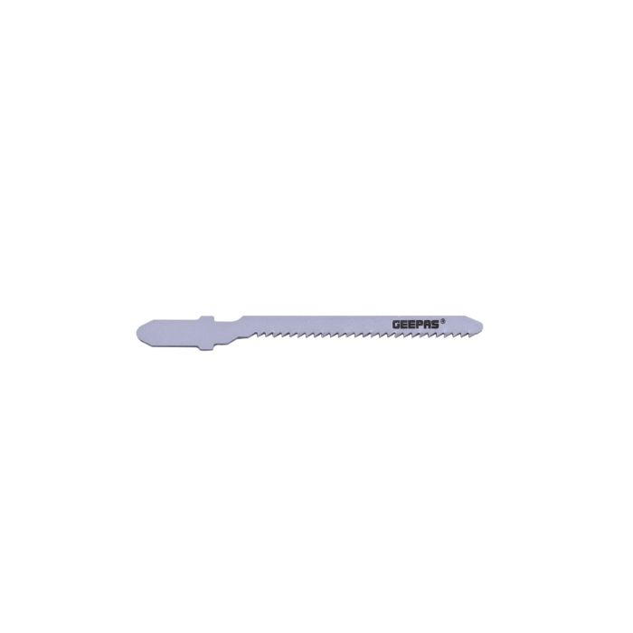 Geepas 5Pcs Jigsaw Blades - 50mm Wide & 76mm Length, Cutting Capacity Up To 15mm | Compatible With All Brands Jigsaw