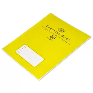 FIS Exercise Book, Pack of 24, Size:16 X 21 cm, 40 Pages, Single Line with Margin - FSEBSLM40N