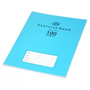FIS Exercise Books Plain, 100 Pages, Pack of 12 Pieces, 16.5 x 21 cm Size - FSEBP100N